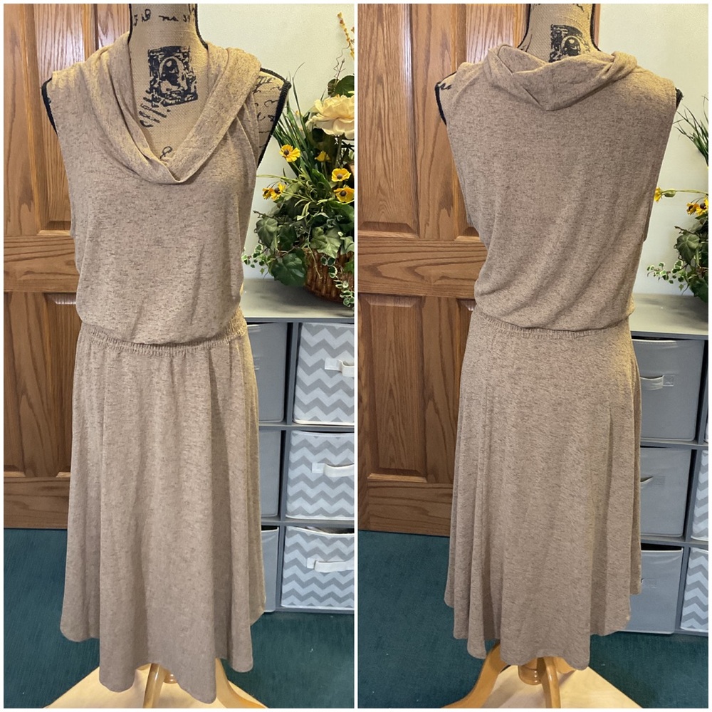 Soft Surroundings Sleeveless Tan Dress